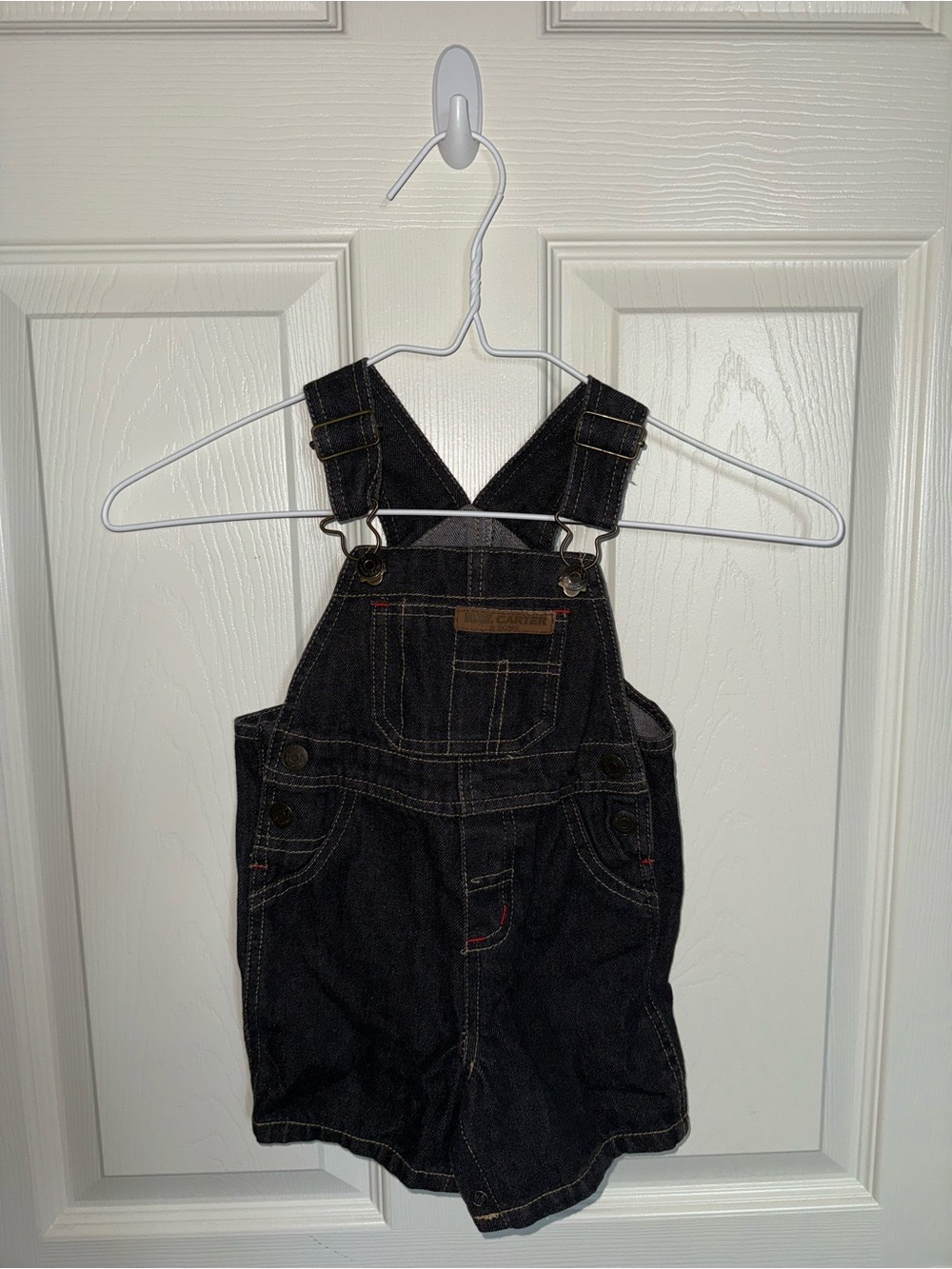 Vintage H.W. Carter & sons baby denim shorttalls